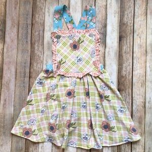 Wildflowers Tea Party Pinnie Jumper Dress